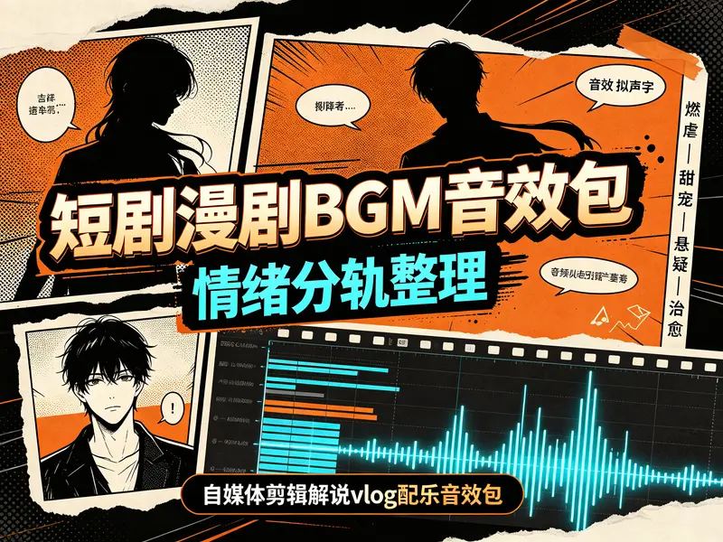 短剧漫剧BGM音效包丨情绪分轨整理 第1张 短剧漫剧BGM音效包丨情绪分轨整理 第1张