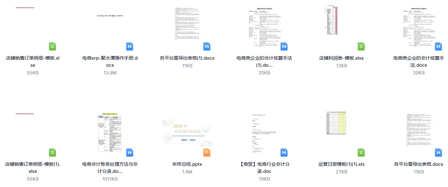 电商财务会计全套模版合集,抖店天猫京东拼多多通用 第3张 电商财务会计全套模版合集,抖店天猫京东拼多多通用 第3张
