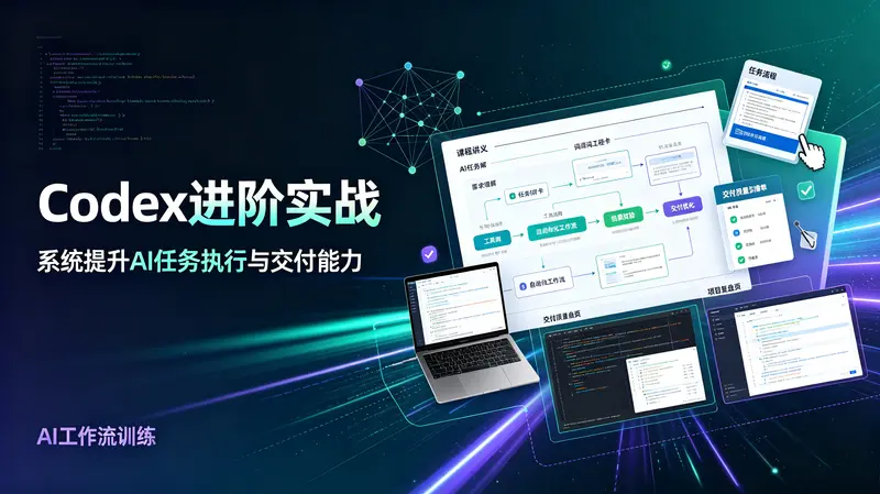 Codex进阶实战,系统提升AI任务执行与交付能力 第1张 Codex进阶实战,系统提升AI任务执行与交付能力 第1张