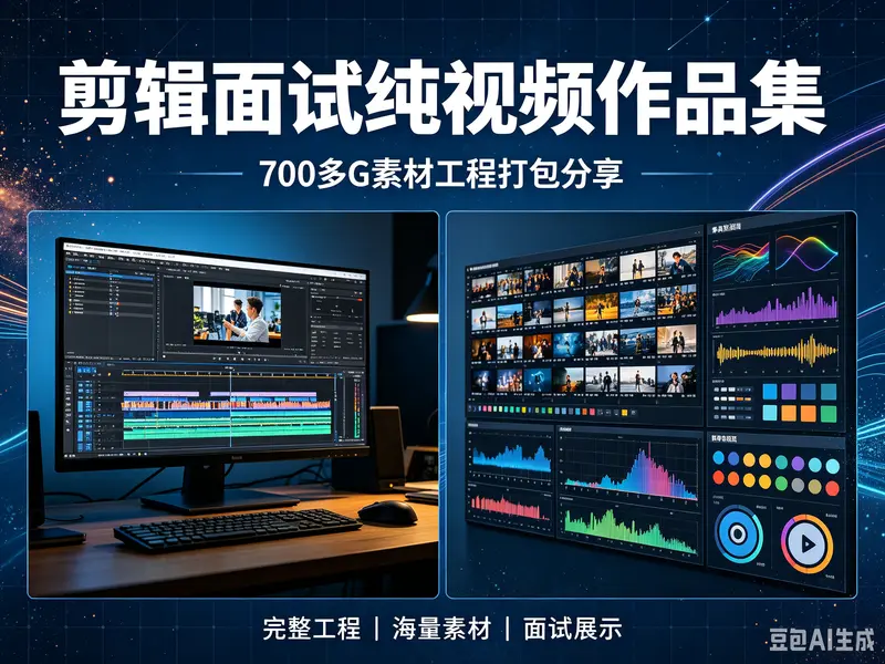 剪辑面试纯视频作品集,700多G素材工程打包分享 第1张 剪辑面试纯视频作品集,700多G素材工程打包分享 第1张