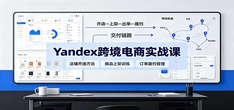 yandex跨境电商实战课:平台入门、开店、物流、选品上架与定价全流程 第1张 yandex跨境电商实战课:平台入门、开店、物流、选品上架与定价全流程 第1张