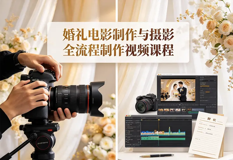婚礼电影制作与摄影全流程制作视频课程 第1张